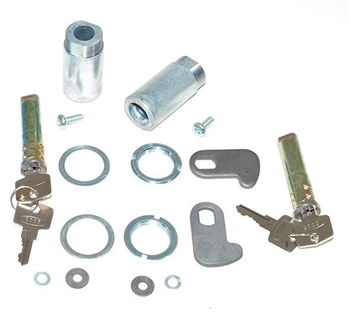 320609-2 - Series 2A & 3 Barrel and Key Set - For Two Doors - Two Barrels and Four Keys