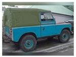 331110AG - Full Hood for Land Rover Series SWB - Short Wheel Base in Khaki - By Britpart