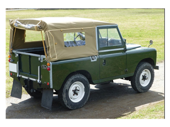 331113SA - Full Hood in Sand for SWB Fits Land Rover Series