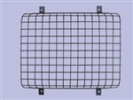 345985P.L - Front Black Plastic Coated Lamp Guards - Mesh Style (Sold as Single Not Pair) - For Defender and Series