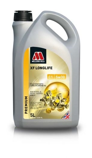 6228GG - Millers Oil - XF Longlife C1 5w30 Synthetic Engine Oil (5 Litres) (For Vehicles With DPF Fitted)