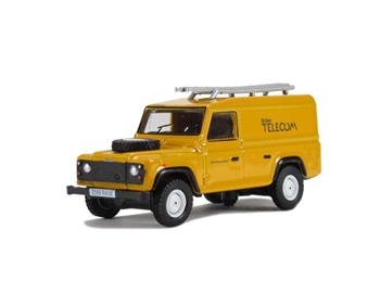 76DEF005 - Die-Cast For Land Rover Defender 110 - British Telecom in Yellow - Scale 1:76