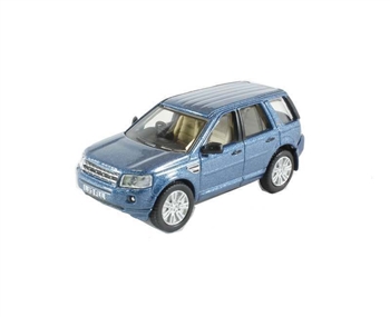 76FRE003 - Die-Cast For Land Rover Freelander 2 in Mauritius Blue - Scale 1:76 Model Car