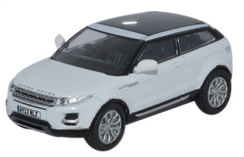 76RR001 - Die-Cast For Range Rover Evoque Mk 1 in White - Scale 1:76 Model Car