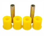 90577434YELLOW - Front Chassis Poly Bush Kit for LWB Land Rover Series 2, 2A & 3 - In Yellow