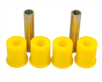 90577434YELLOW - Front Chassis Poly Bush Kit for LWB Land Rover Series 2, 2A & 3 - In Yellow