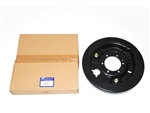 AEU2496 - Backing Plate for Rear Brake Drum - Right Hand - For Land Rover Defender up to 1993 (Not Heavy Duty)