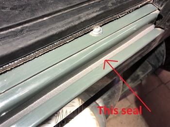 ALR6368 - FOAM SEAL BETWEEN STEEL INNER SILL AND ALUMINIUM OUTER SILL DEF & SERIES (S)