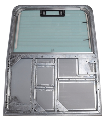 ALR6852-SGGHH - Galvanised Rear Door Heated High Level Brake Glazed to fit Defender (Galv Steel Skin)  83-02 (S)