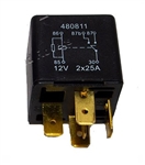 AMR1088 - Brown Twin Relay for Alarm System - Fits For Defender Alarm System, Discovery 1 and Range Rover Classic