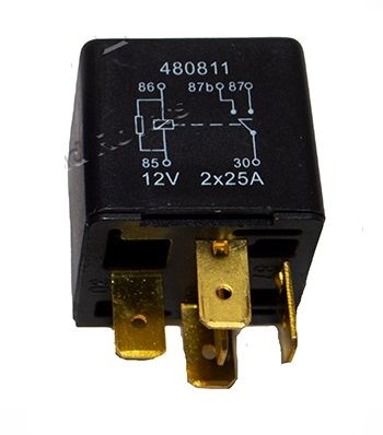 AMR1088G - Genuine Brown Twin Relay for Alarm System - Fits For Defender Alarm System, Discovery 1 and Range Rover Classic