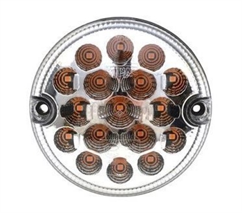 AMR6527LEDCL - NAS Style LED Indicator Light for Land Rover Defender - Can be Used in SVX Front Headlamp Surrounds