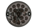 AMR6527LEDSM - Fits Defender LED Smoked NAS Indicator Light - Upgraded 95mm LED Light by Wipac - Flashes Orange (Fits Front or Rear)