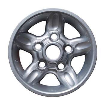 ANR3631MNH - XS Deep Dish Alloy Wheel 7 X 16 Silver Powder Coated OEM - For Defender, Discovery 1 and Range Rover Classic