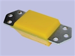 ANR4189PY-YELLOW - Britpart Polyurethane Rear Standard Height Bump Stop in Yellow - For Defender and Discovery 1