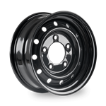 ANR4583BLACK - Black Steel Wolf Wheel Rim 16" x 6.5" ET20