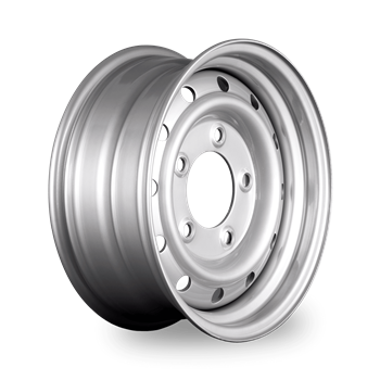 ANR4583SILVER - Silver Steel Wolf Wheel Rim 16" x 6.5" ET20