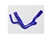 ASH17-BLU - Fits Defender TD5 Silicone Coolant Top Hose in Blue - By Allisport