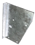 ASR2451G - LH Rear Tub Capping Triangle Plate Galvanised with Hole for Anti Luce Pin (S)