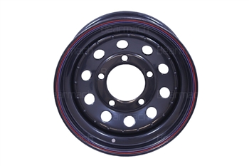 BA015DS - Black Modular Steel Wheel 16" x 7"