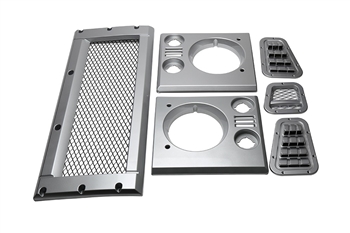 BA9450 - Zambezi Silver Mesh Style Grill and Side Vent kit