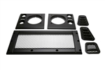 BA9451 - Satin Black Mesh Style Grill and Side Vent Kit