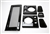 BA9452 - Gloss Black Mesh Style Grill and Side Vent Kit