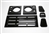 BA9454 - Gloss Black Bar Style Grill and Side Vent Kit (S*)