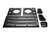 BA9455 - Satin Black Bar Style Grill and Side Vent Kit