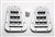 BA9461 - Pair Zambezi Silver Wing Top Vents