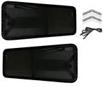 DA4033TINT - BlakGlassÂ® Factory Size Pair Tinted Deluxe Sliding Window Glass Kit 85% Tint (S)
