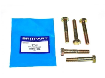 BH110121L - For Defender Steering Damper Bolt M10 x 60 - Also Transfer Box LT230 Differential Bolt (Priced Individually)