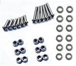 BK0188 - Rear Door Hinge Stainless Steel Nuts and Bolt Kit (S)