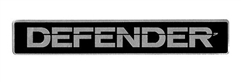 BTR1045 - "DEFENDER" Front grill panel sticker (GEN LR)