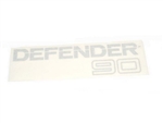 BTR1048 - Fits Defender 90 Rear Badge - Silver - Fitted to Vehicles From 1992 - For Genuine Land Rover