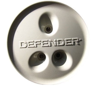 BTR2129NUC - Genuine Fits Defender Wheel Cover / Plate - With Defender Logo in Alpine White - Fits All 16" Wheels