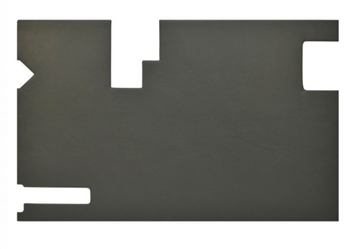 BTR9712LCS - Rear Safari Door Card for Defender - Slate Grey with Wash/Wipe System - From MA965106 up to TA99921