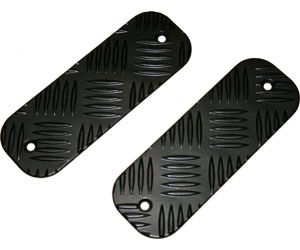 BTS-KIT-B - For Defender Short Bumper Tread Plates in Black
