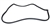CDB100230 - Rear Tail Door Window Seal for Discovery 1 and Discovery 2