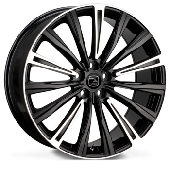 CHAYTON-BHS - Hawke Chayton Alloy Wheel in Java Black with Highlighted Spokes