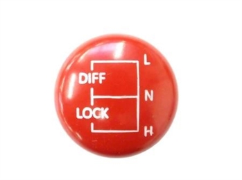 CW-TRANS-RED - Heritage Red Transfer Box Knob for Land Rover Defender - Designed to Fit All Fits Defender up to 2006