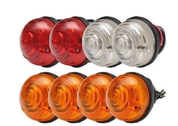 DA1077G.LRC - Genuine Wipac Full Vehicle Light Kit (4 Indicator, 2 Stop, 2 Side) - For Defender (up to 1994) and Land Rover Series