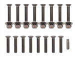 DA1132P - Front Door Hinge Bolt Kit - For Land Rover Defender Puma - Torx Head in Stainless Steel