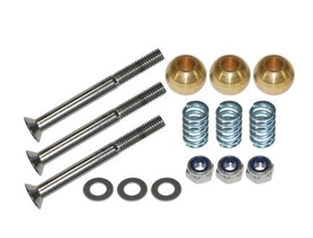 DA1145 - Fits Defender Stainless Steel Bolt Kit - Rear Door Hinge Pins - Three Piece Kit