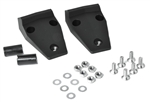 DA1152B - Black Anodised Aluminium Bonnet Hinge Kit for Defender 83-16 (S)