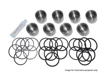 DA1166 - Front Brake Caliper Kit with Stainless Steel Pistons - For Defender 90 from 89 Onwards