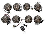DA1190 - Fits Defender LED Smoked Lamp Kit in Genuine Land Rover Style - Upgrade Kit for Front and Rear Lights By Wipac