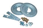 DA1215 - Britpart Galvanised Rear Spring Seat and Retainer Kit - For Defender 90, Discovery 1 and Range Rover Classic