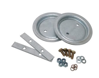 DA1233 - Britpart Galvanised Rear Spring Seat and Retainer Kit - For Defender 110 & 130