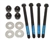 DA1268 - Fits Defender Front Bumper Fitting Kit - Set of Four Bolts, Washers and Black Caps